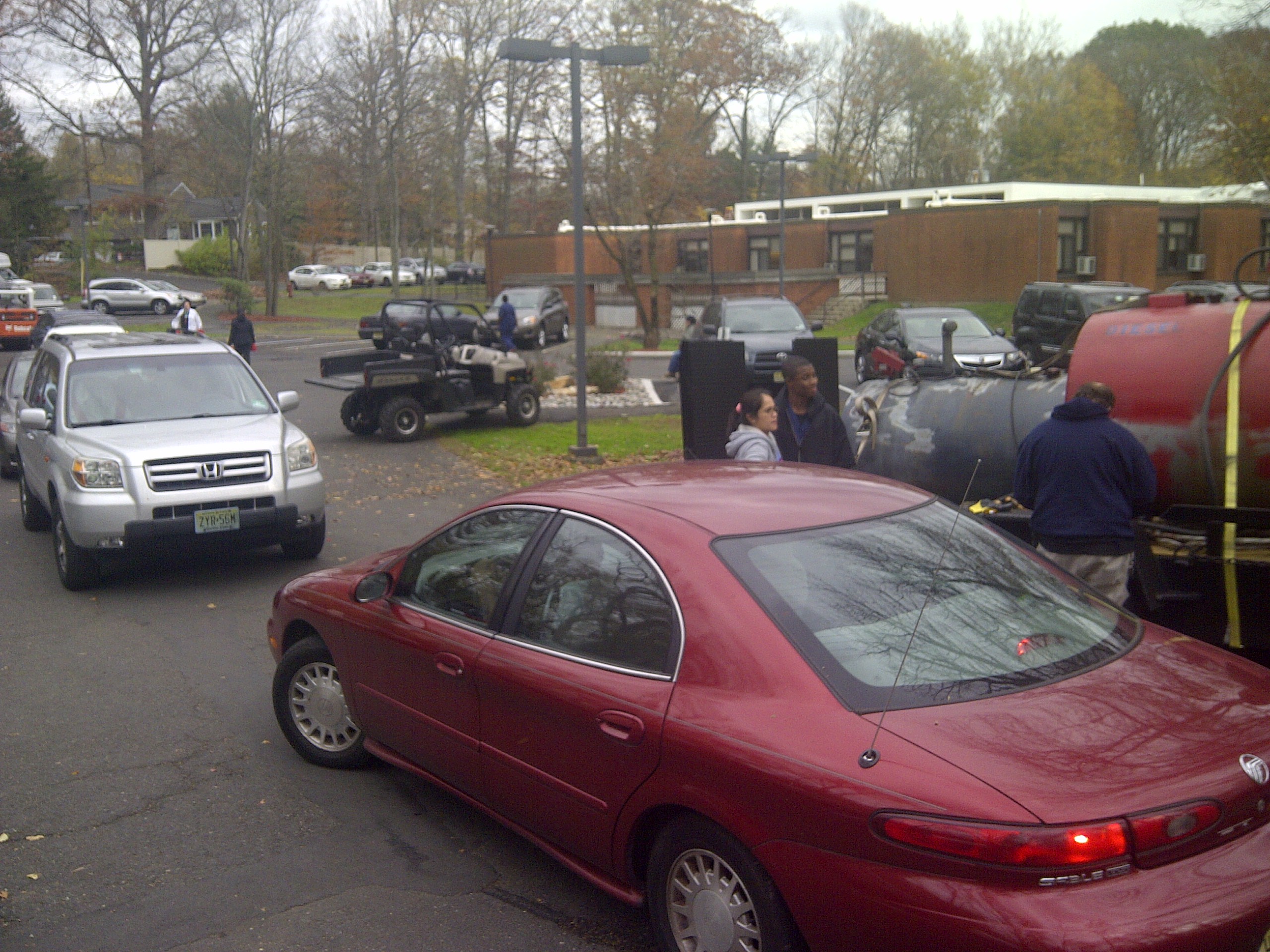 HCR Manor care getting fuel rasions during Hurricane Sandy